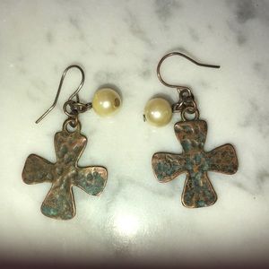 Cross earrings